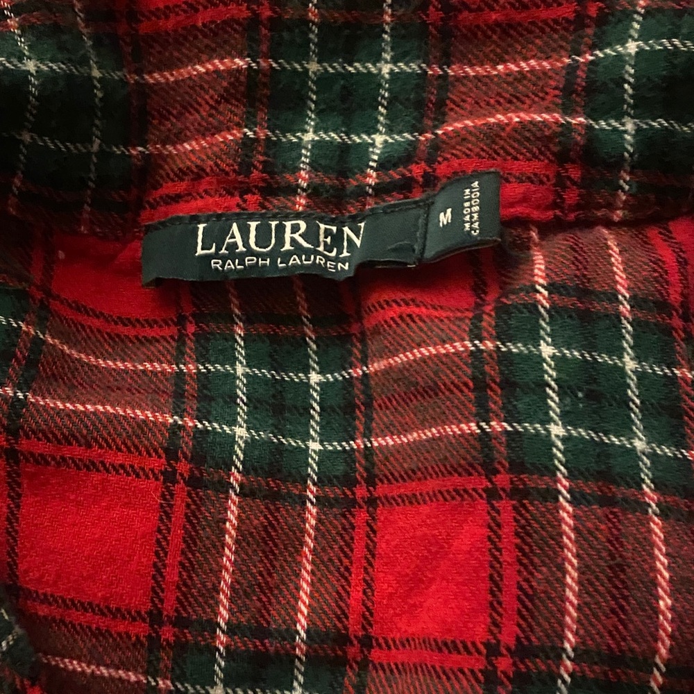 Ralph Lauren Red Plaid Pajama Set - Picture 2 of 6